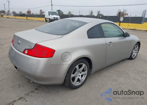 2004 Infiniti G35 z USA, uszkodzony, nr VIN JNKCV54E94M828126